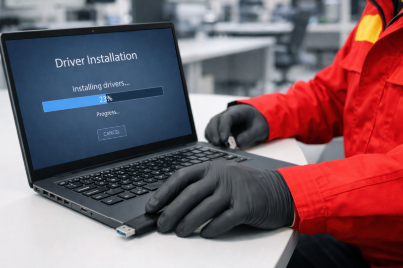 Instalacja sterowników