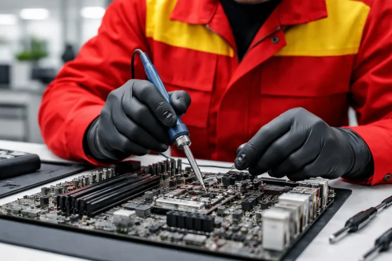 Lutowanie wymiana płyty głównej