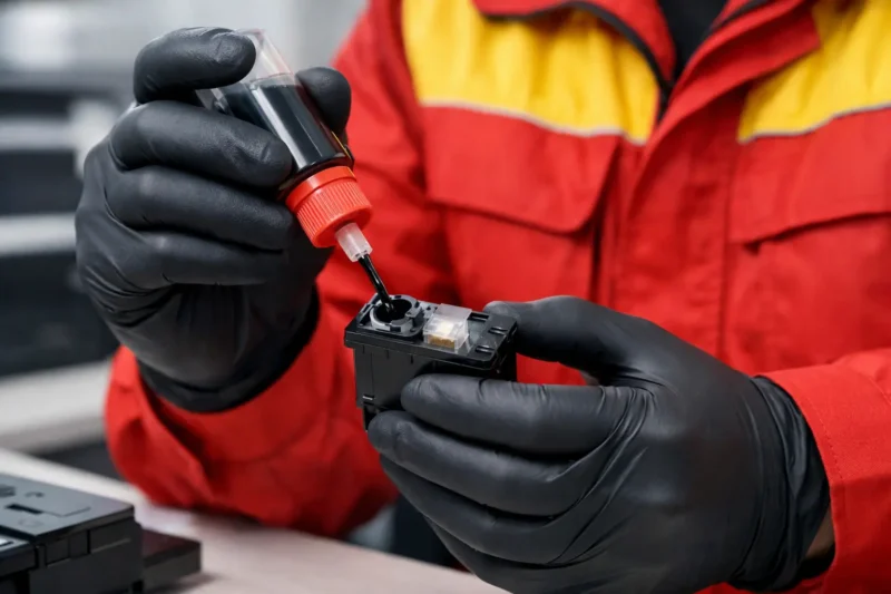 Napełnienie atramentem