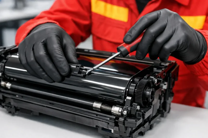 Naprawa wymiana pasa transferowego