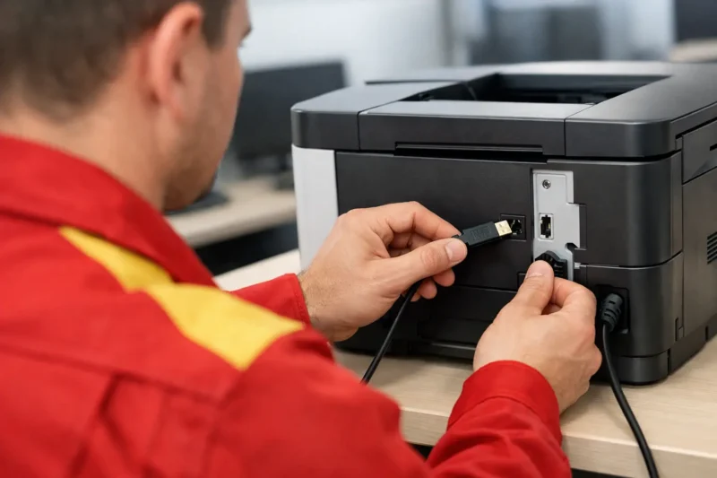 Reset pojemnika na zużyty tusz / proszek