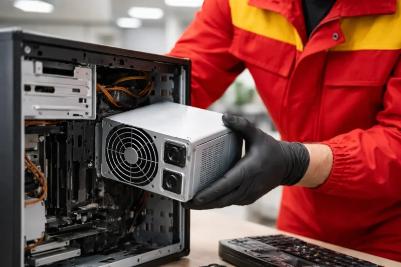 Wymiana bloku zasilającego