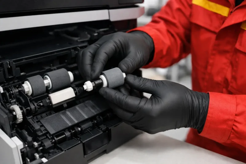 Wymiana rolek podajnika