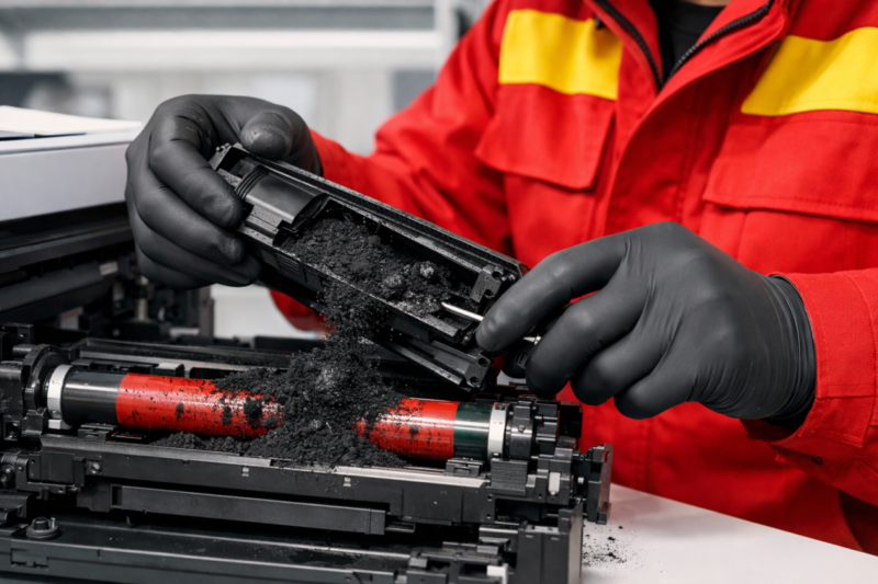 Naprawa błędu tonera i tuszu